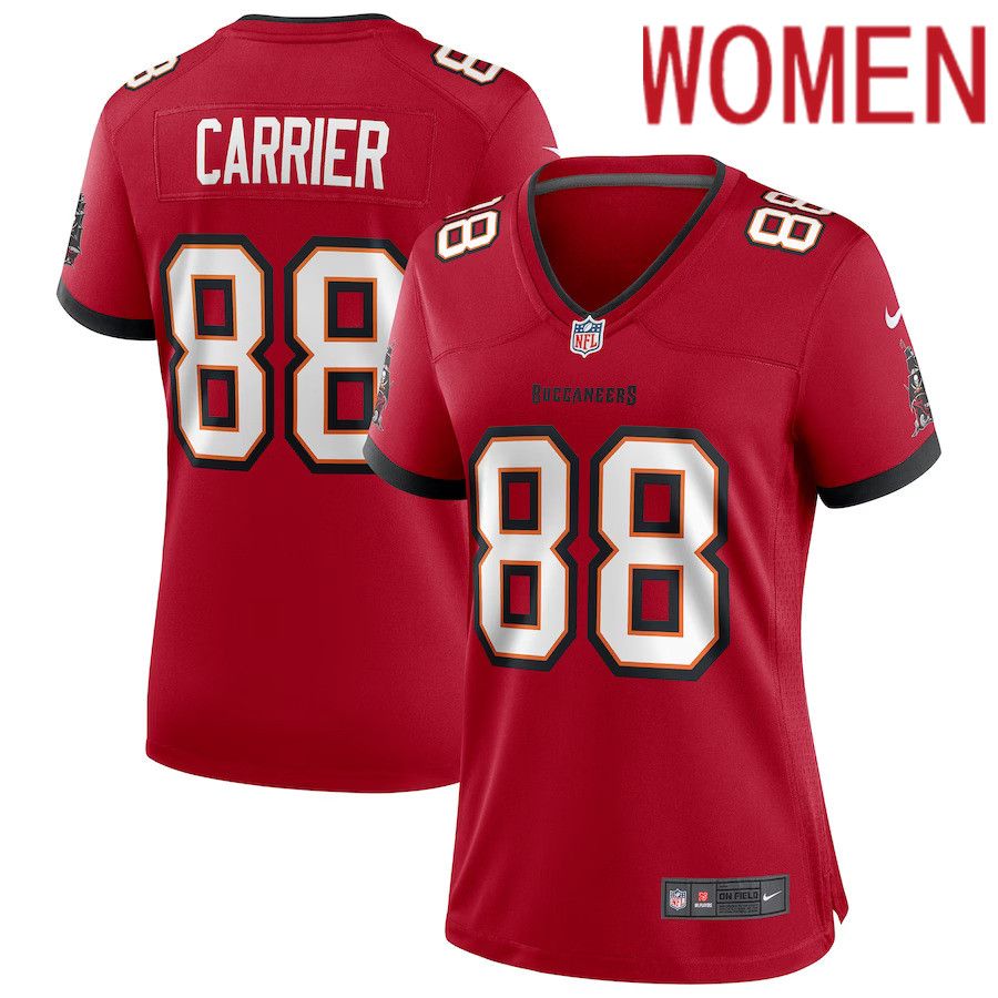 Women Tampa Bay Buccaneers 88 Mark Carrier Nike Red Game Retired Player NFL Jersey